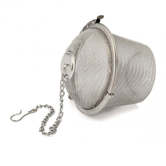 4.5/8.5/11cm Stainless Steel Reusable Mesh Herbal Ball Tea Spice Strainer Teakettle Filter