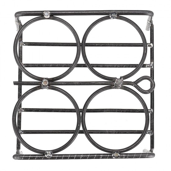 4/6 Holes Places Circular Crucible Rack Nickle Chrome Wire Welding Wire Crucible Support Stand Crucible Shelf