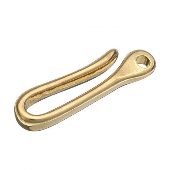 48mm U Shaped Hook Brass Pure Copper Gold Color for Belt Craft Leather DIY Bag