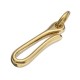 48mm U Shaped Hook Brass Pure Copper Gold Color for Belt Craft Leather DIY Bag