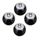 4pcs Pool 8 Ball Universal Car Bike Tire Valve Stem Caps Cover Wheel Rims