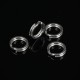 5-9mm 200Pcs Fishing Solid Rings Jigging Loop Double Circle Bait Ring Connector