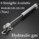 50-150Nm Hydraulic Gas Strut Lift Support Door Cabinet Hinge Spring Brass Cover