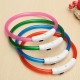 50CM Pet Dog Rechargeable USB Waterproof LED Flashing Light Band Collar