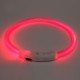 50CM Pet Dog Rechargeable USB Waterproof LED Flashing Light Band Collar