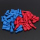 50Pcs 0.5-2.5mm² Red & Blue 6.3mm Female Insulated Spade Crimp Wire Connector Terminal