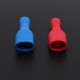 50Pcs 0.5-2.5mm² Red & Blue 6.3mm Female Insulated Spade Crimp Wire Connector Terminal