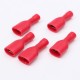 50Pcs 0.5-2.5mm² Red & Blue 6.3mm Female Insulated Spade Crimp Wire Connector Terminal