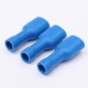 50Pcs 0.5-2.5mm² Red & Blue 6.3mm Female Insulated Spade Crimp Wire Connector Terminal