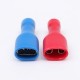 50Pcs 0.5-2.5mm² Red & Blue 6.3mm Female Insulated Spade Crimp Wire Connector Terminal