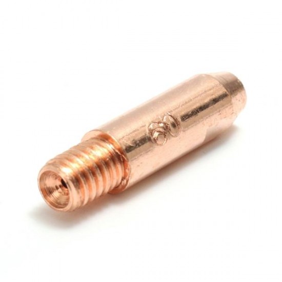 50Pcs Copper Contact Tip Holder 0.9x6mm For MB24 MIG MAG Welding Torch Copper