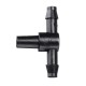 50Pcs Garden Hose Sprinkler Tee Connector Micro Drip Irrigation 4/7mm Pipe Barbed Connector Watering System Pipe Barbed Connection Part