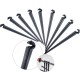 50Pcs Irrigation Drip Support Stakes 1/4 Inch Tubing Hose Holder for Vegetable Gardens or Flower Beds Water Flow Drip Irrigation System