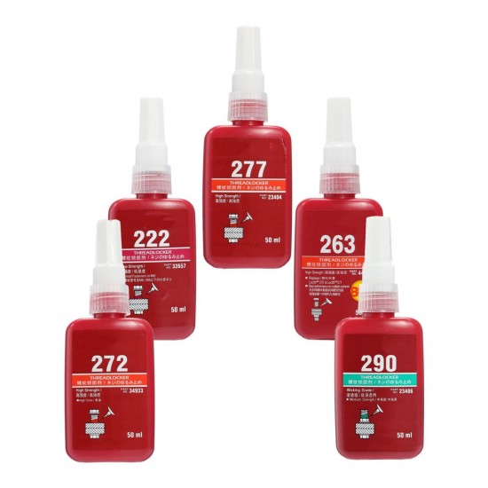 50ml Model 290 272 263 Screw Fastening Agent Threadlockers Retaining Compound