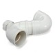 50mm PVC Water Outlet Hose Connector Converter Pipe Adapter