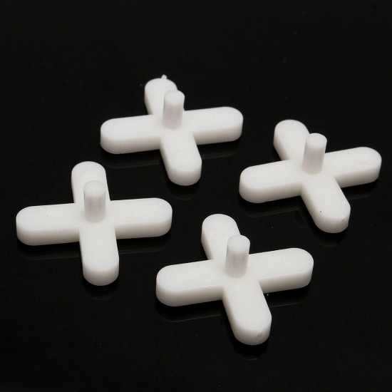 50pcs Wall Floor Tile Spacers Cross 5mm Tiling Ceramic Tilers Plumbers