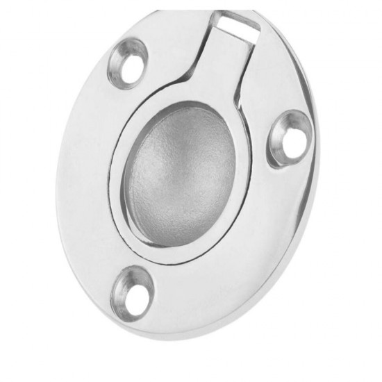 50x41mm Stainless Steel Circle Recessed Flush Ring Pull Handle Hatch Locker Boat Hatch Handle