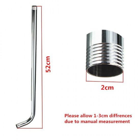 52CM Connection Pipe Extension Tube for Showers Fixed Head