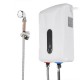 5500W 220V Mini Electric Hot Water Heater Shower Frequency Instant Thermostat Intelligent