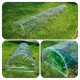 5M Long Tunnel Garden Greenhouse Adjustable Grow Protect Plants Transparent PE