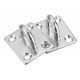 5PCS 304 Stainless Steel Pad Eye Plate Marine Boat Hardware Hook M5 Heavy Duty