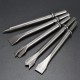 5Pcs 7 Inch Extra Long 10mm Air Hammer Punch Chipping Chisel Bit Round Bar Set Tools Kit