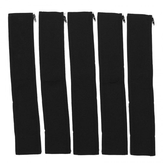 5Pcs Cable Management Sleeve Flexible Wire Cord Wrap Cover Organizer for TV Computer Cable