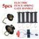 5Pcs Electric Fence Spring Gate Handles Ranch Fence Accessories