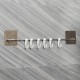 6 Hook Vacuum Sticker Stainless Steel Towel Holder Rack Bathroom Non-marking Wall MECO