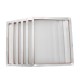 6 Pcs White Silk Aluminium Screen Printing Frame Paint Screen Polyester Mesh for Printed Circuit Boards