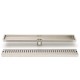 600mm Stainless Steel Drain Grate Brushed Insert Linear Bathroom Shower Floor Drain