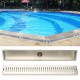 600mm Stainless Steel Drain Grate Brushed Insert Linear Bathroom Shower Floor Drain