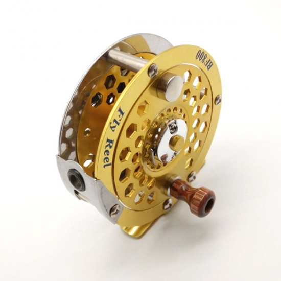 60/80/100mm Full Metal Ice Fly Fishing Reel Arbor Wheel Outdoor Fishing Tools