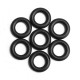 60Pcs 9.7x4mm Air Control Valve Seal O-Ring for Tyre Tire Changer Foot Pedal