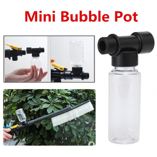 60mL Bubble Pot Car Wash High Pressure Power Washer Sprayer Spray Nozzle Gun Bottle