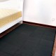 61x61cm EVA Foam Floor Interlocking Tile Mat Show Floor Gym Exercise Playroom Yoga Mat Black