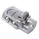 6401B 90×50mm Chrome Plated Drawbolt Closure Latch Case Latch Key Locking