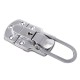 6401B 90×50mm Chrome Plated Drawbolt Closure Latch Case Latch Key Locking