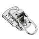 6405B 76×45mm Chrome Plated Drawbolt Closure Latch Case Latch Key Locking