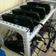 6/7/8 GPU Coin Open Air Mining Miner Frame Rig Case Holder Steel Shelf Ethereum