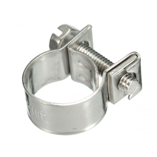 6mm-13mm Stainless Steel Mini Hose Clip Clamp for Fuel Line Pipe Petrol Pipe