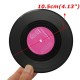 6pcs Vinyl Record Coaster Coffee Mug Holder Cup Mat Retro Placemat