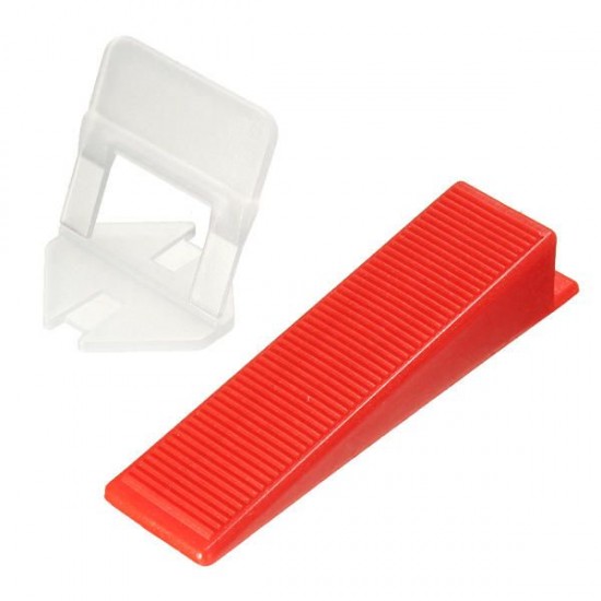 700Pcs Ceramic Tile Tiling Accessibility Spacer Clips/Wedges Plastic