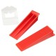 700Pcs Ceramic Tile Tiling Accessibility Spacer Clips/Wedges Plastic