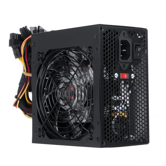 700W Power Supply 12cm Blue LED Fan 24 Pin PCI SATA 12V Computer Power Supply