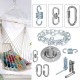 700lb Capacity Heavy Duty Hammock Swing Chair Hanging Hooks Kit Stainless Steel