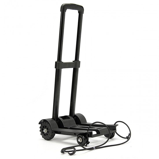 75KG Four-wheel Heavy Duty Light Folding Foldable Hand Sack Truck Barrow Luggage Tool Cart Trolley