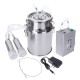 7L Electric Milking Machine Vacuum Impulse Pump Stainless Steel Cow Goat Milker