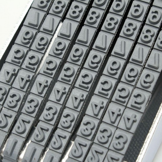 8 Digit Rubber Rolling Stamp English Alphabet Letter Number Symbol Rolling Wheel Stationery DIY