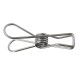 8Pcs Big Size Clothes Metal Wire Clips 8.5cm Hanger Pegs for Socks Underwear Towel Sheet